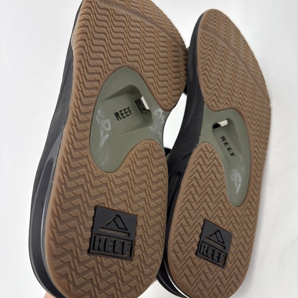 Reef Fanning Baja Bottle Opener Strap Sandals Mens 8 Green NWT main image 4